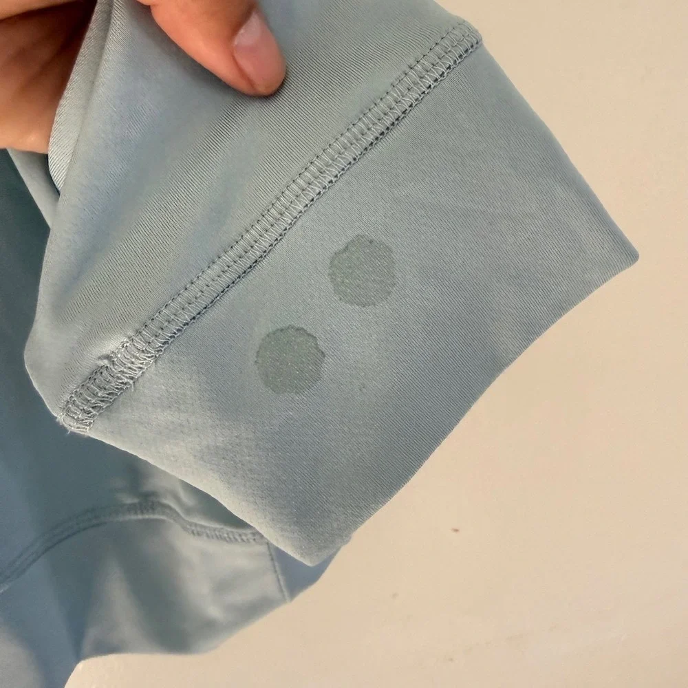Swannies Hoodie Mens Medium Light Blue Golf‎ Performance Stretch